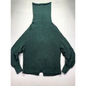 Cabi Sweater Sz Small GreenTurtle Neck Super Soft‎ Neutral 90's Cottagecore